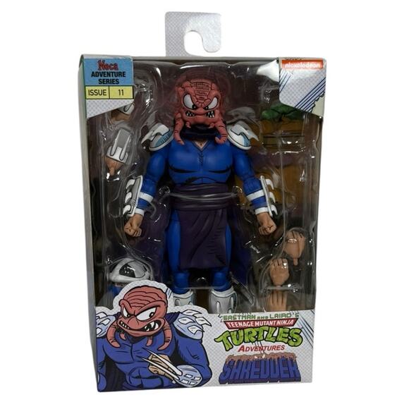 NECA Teenage Mutant Ninja Turtles Adventure Series Shredder Krang Figure TMNT - Picture 1 of 5